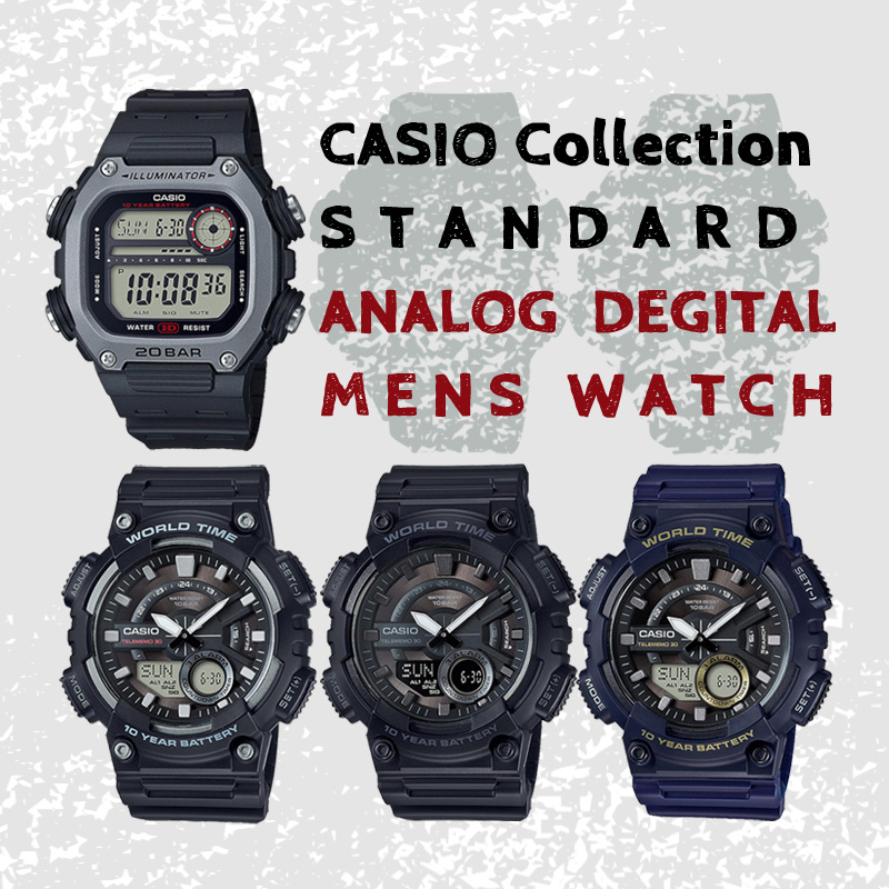 カシオコレクション CASIO Collection STANDARD 腕時計 DW-291H-1AJF AEQ-110W-2AJH
