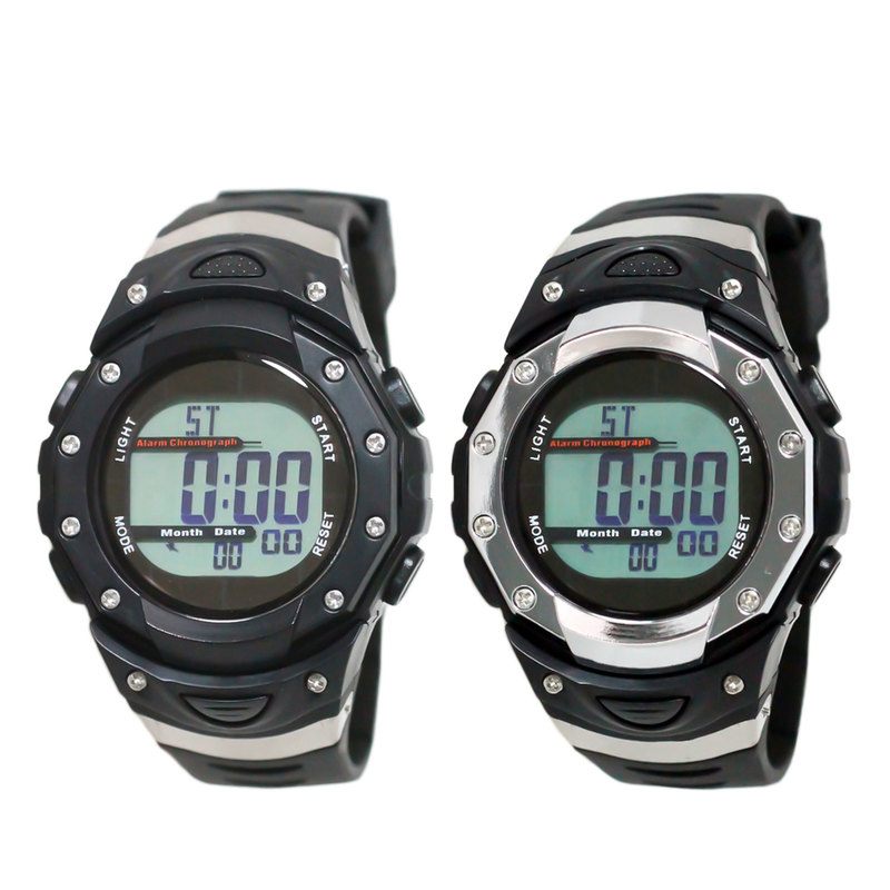 Formia フォルミア 電波ソーラーウォッチ デュアルタイムデジタル腕時計 ストップウォッチ ブラック FDM7863-BK シルバー FDM7863-SV｜ginza-sacomdo｜02
