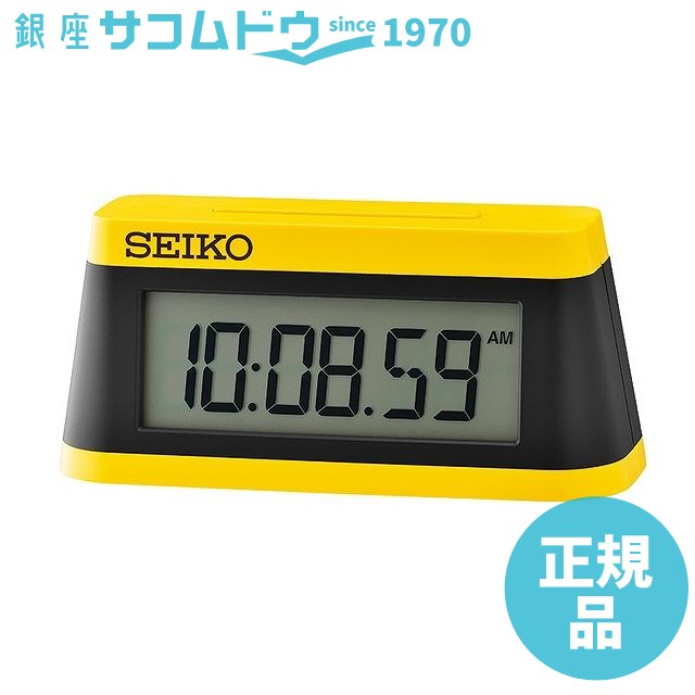セイコー クロック SQ818Y ミニスポーツタイマークロック SEIKO CLOCK｜ginza-sacomdo