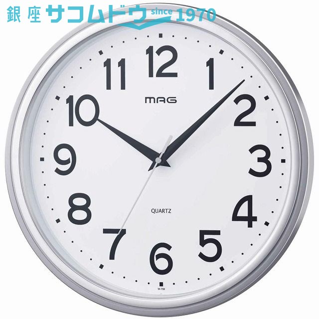 MAG マグ 掛け時計 W-759SM-Z マグマル ノア精密｜ginza-sacomdo