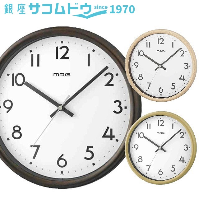 ノア精密 MAG 電波掛時計 トルテ W-768-BR-Z (時計) 価格比較 - 価格.com