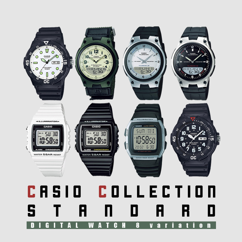 カシオコレクション CASIO Collection STANDARD 腕時計 W-96H-1AJH W-215H-7AJH