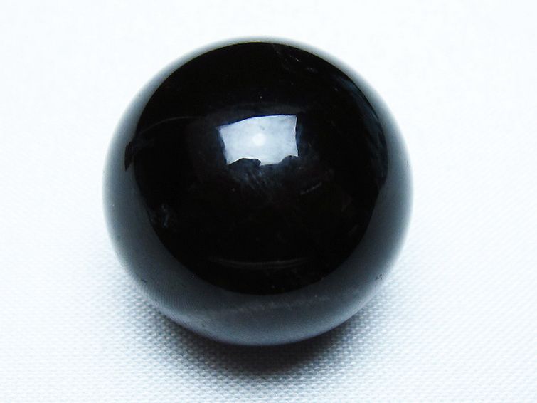 モリオン 純天然 黒水晶 丸玉 25mm t220-9408 : 銀座東道 天然石専門店