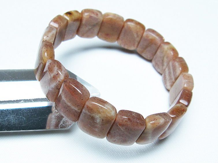 オレンジムーンストーン バングル T315-2386 