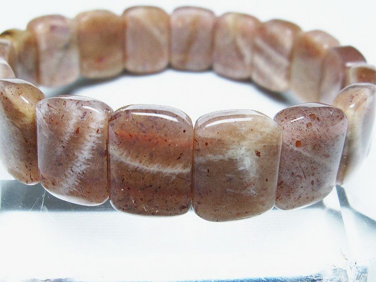 オレンジムーンストーン バングル T315-2386 