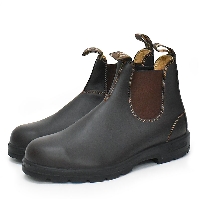 Blundstone ブランドストーン メンズ レインブーツ ショートブーツ 晴雨兼用 ブラウン 防...