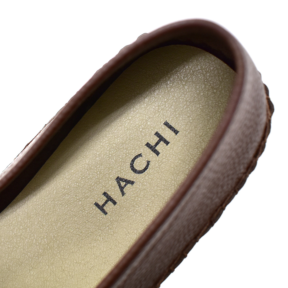 WASH ハチ HACHI フラットシューズ スリッポン カジュアル 大人女性 本