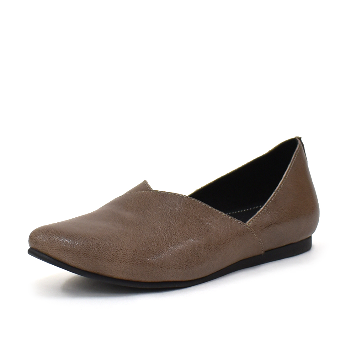 【美品】ユウコイマニシプラス IBUKI Vカット スリッポン 35 黒 yuko imanishi +（ユウコイマニシプラス） IBUKI フラットシューズ