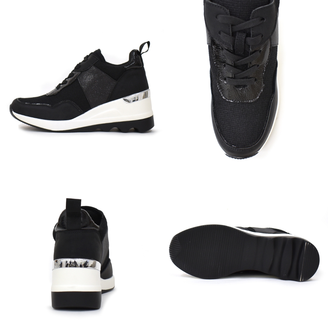 【新品タグ付き】銀座ワシントン、ヒールスニーカー、Lサイズ 銀座ワシントン 【SALE／30%OFF】スニーカー 厚底ソール レースアップ