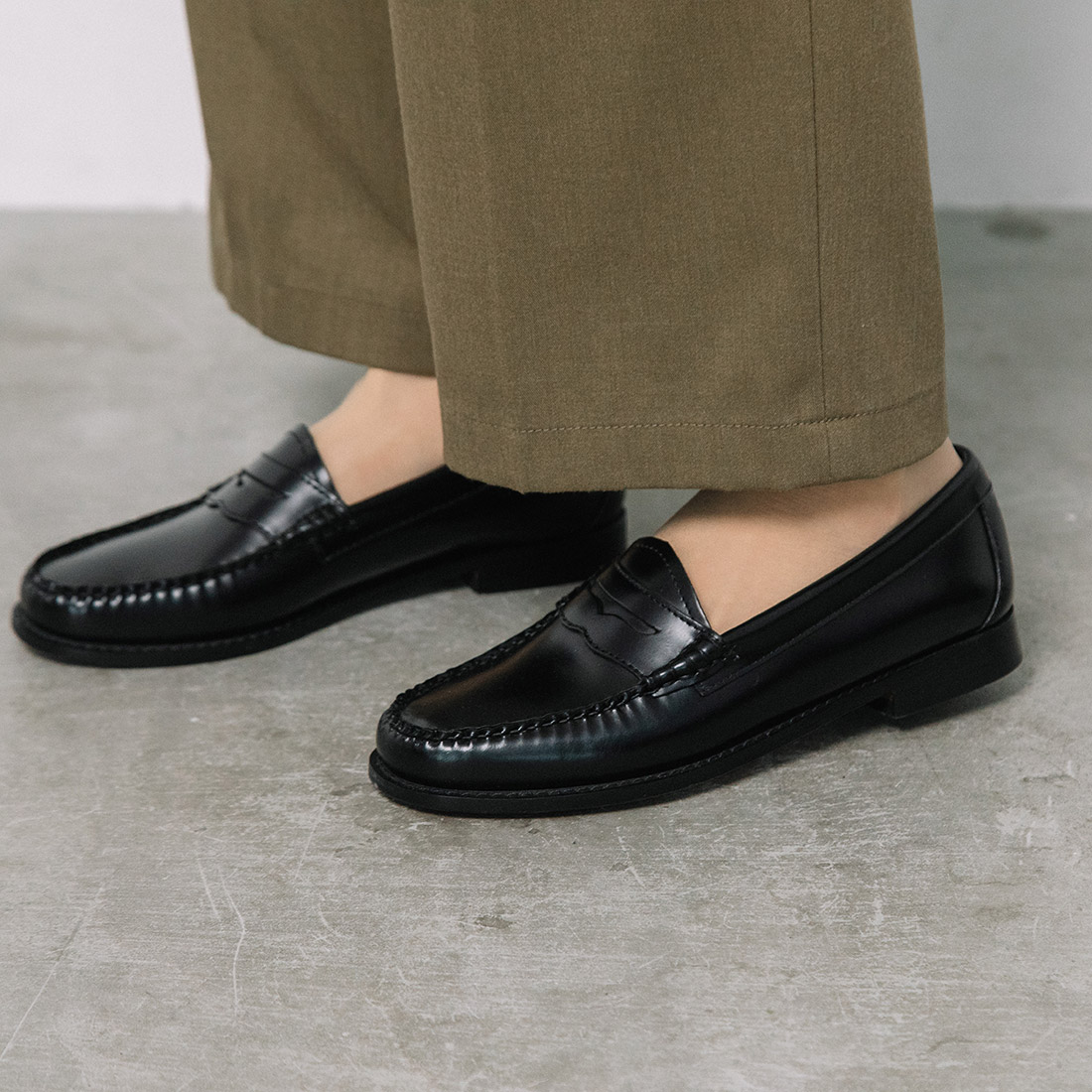 銀座ワシントン WASH ジョージ・ヘンリー・バス G.H.BASS ローファー コインローファー オーソドックス 本革 定番 トラッド マッケイ製法の画像
