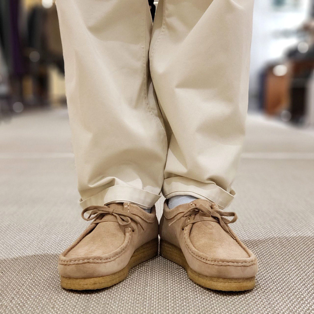 銀座ワシントン ロイドフットウェア メンズ モカシン スエード 定番