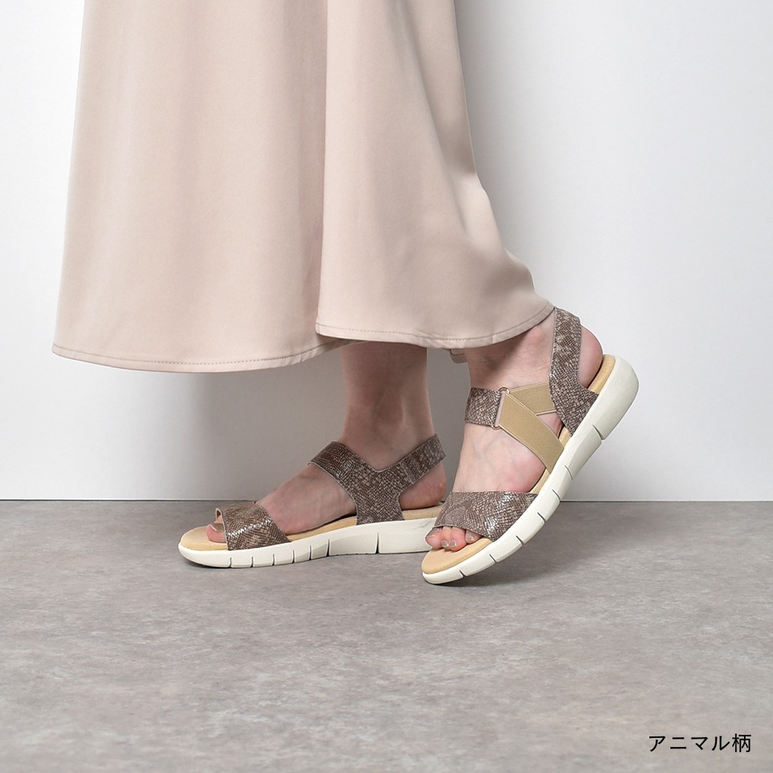 銀座ワシントン サンダル ストラップ ホワイトソール 夏