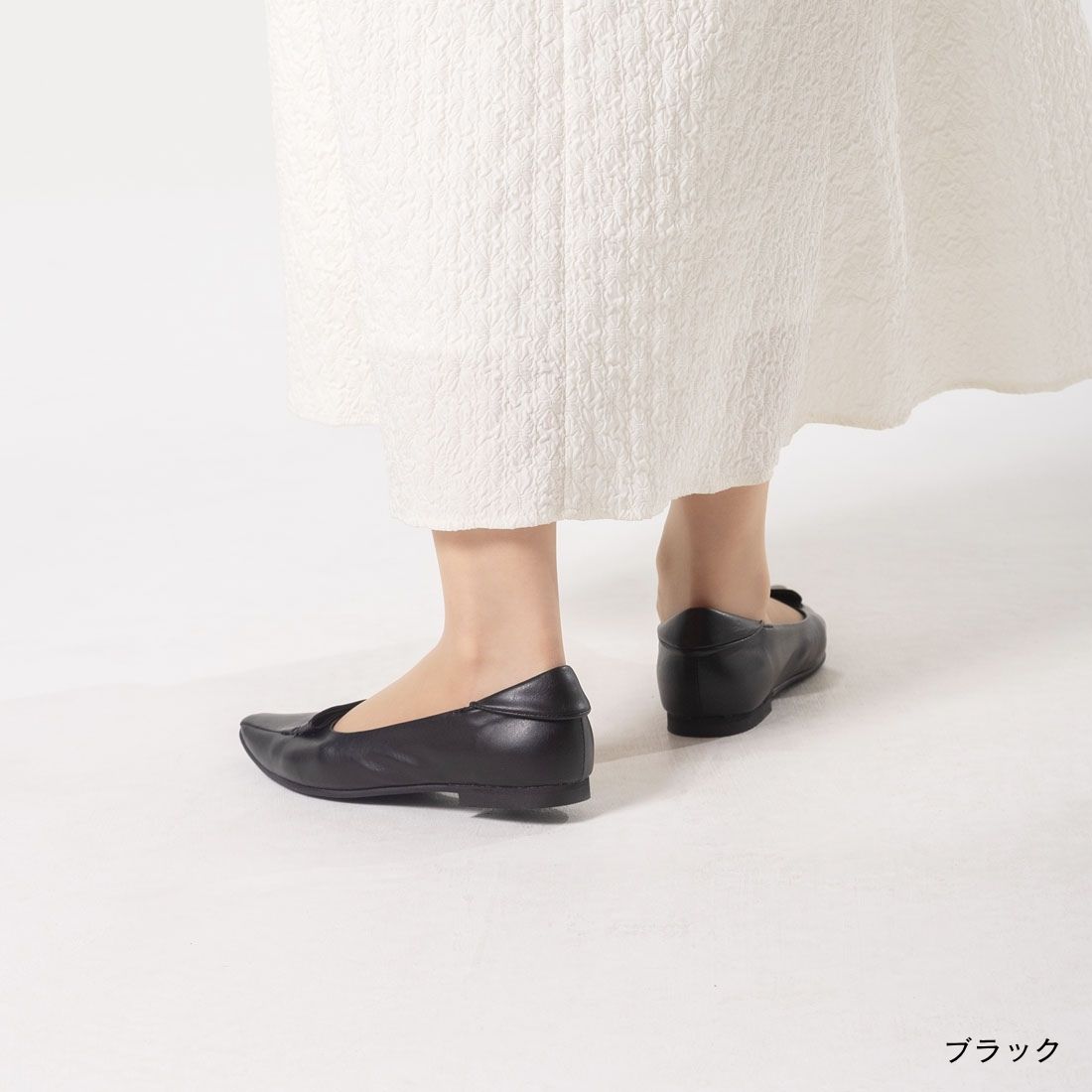 銀座ワシントン レディース ローヒール フラットシューズ パンプス
