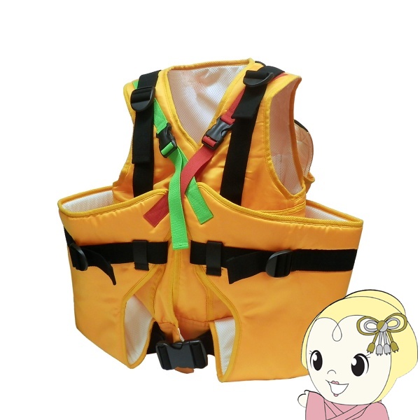 抱っこ紐 避難用３人抱きキャリー 避難くん 日本エイテックス EVACKiDS エバキッズ オレンジ 防災グッズ 01-091