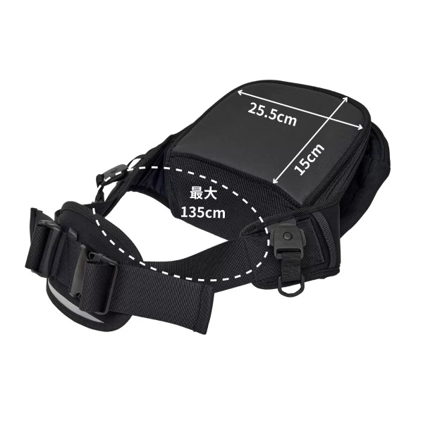 ヒップシートEX ブラック 日本エイテックス お散歩ポーチ 抱っこ 犬