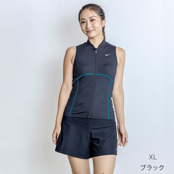 カナダドライ 水着 レディース フィットネス水着 骨格ウェーブ ナイキ