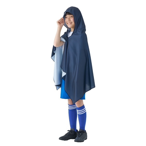 LOGOS ロゴス クーラーポンチョ ネイビー 34205289 冷感ポンチョ
