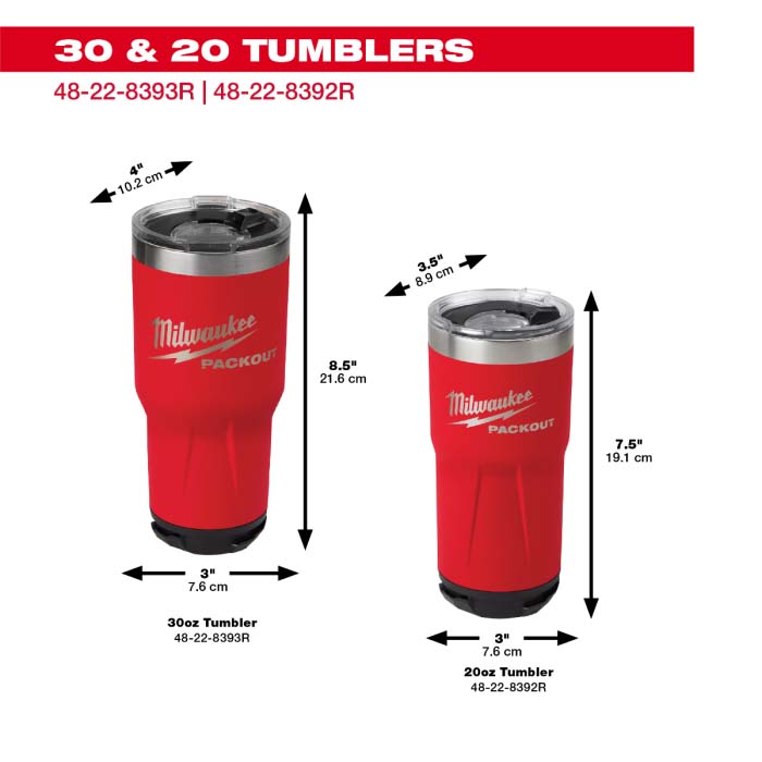 ミルウォーキー PACKOUT タンブラー（L・590mL） 48-22-8392R 