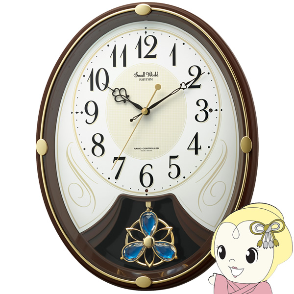 【10％OFF】 リズム スモールワールドリリィN 4MN554RH06 (時計) 価格比較 インテリア時計