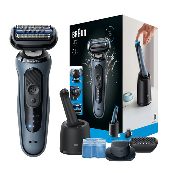 BRAUN（ブラウン） メンズシェーバー シリーズ5＋ 充電式 3枚刃 洗浄器