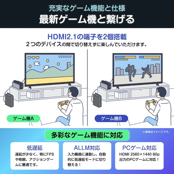 BANDAI（バンダイ） テレビ Hisense ハイセンス 55E6N 55V型 地上・BS