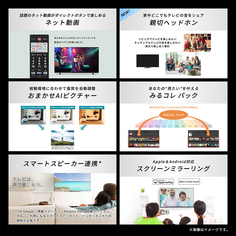 REGZA（レグザ） 【設置込】 4K液晶テレビ 65V型 TVS REGZA