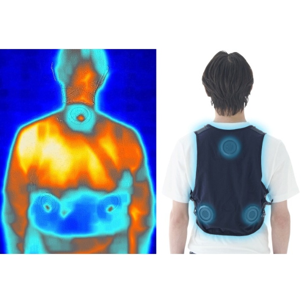 LOGOS（ロゴス） 暑さ対策 熱中症対策グッズ 瞬間冷却ベスト ペルチェ