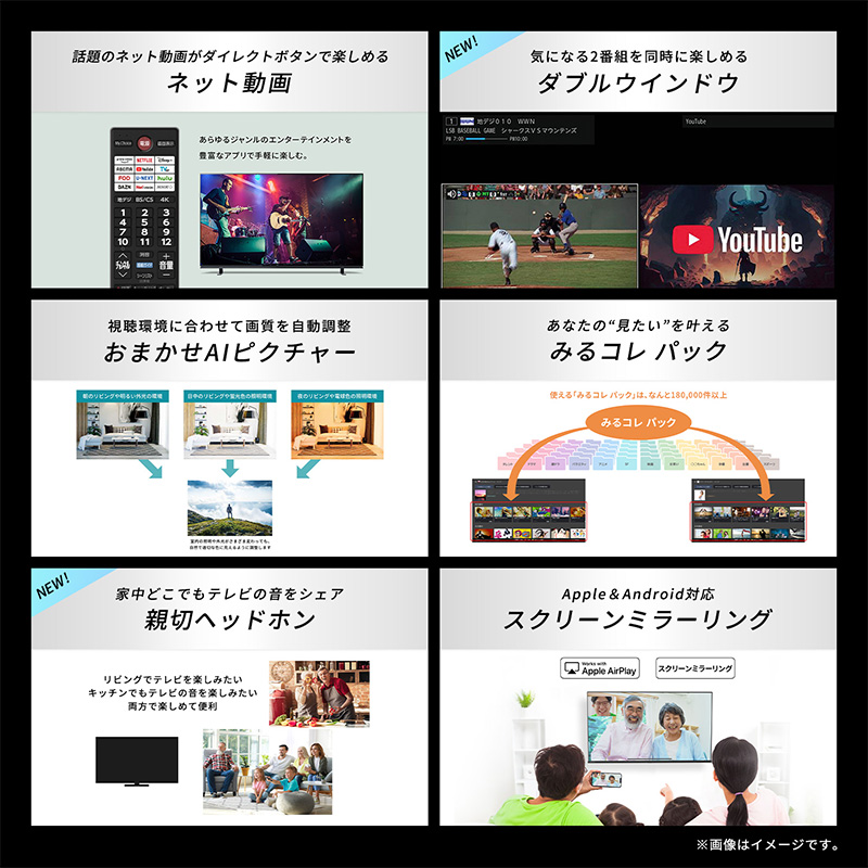 REGZA（レグザ） 【設置込】 4K Mini LED液晶テレビ 100V型 TVS REGZA