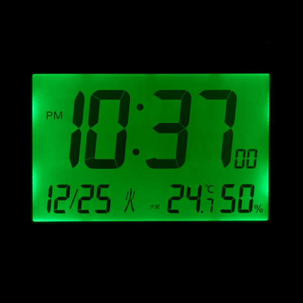 置き時計 目覚まし時計 電波時計 デジタル 温度 湿度 カレンダー ホワイト リズム RHYTHM｜gion｜02