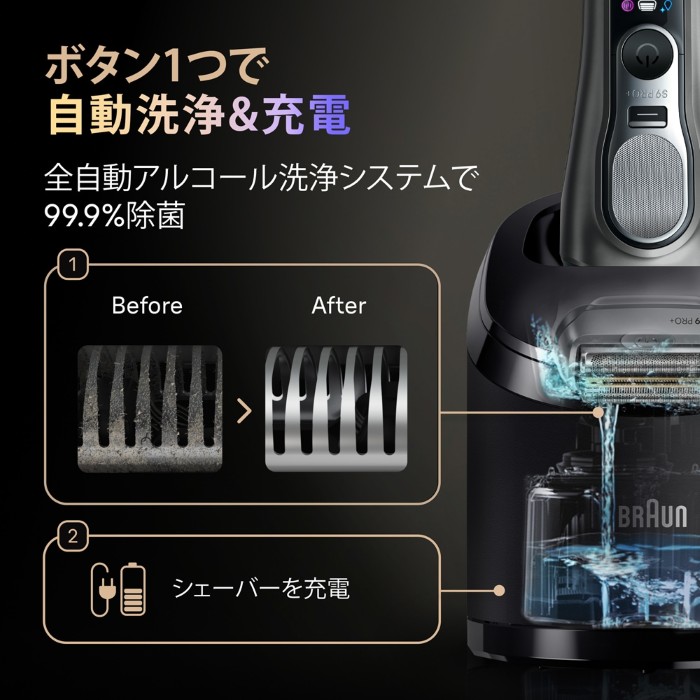 ブラウン シリーズ9 替刃（メンズシェーバー電気本体）｜メンズ