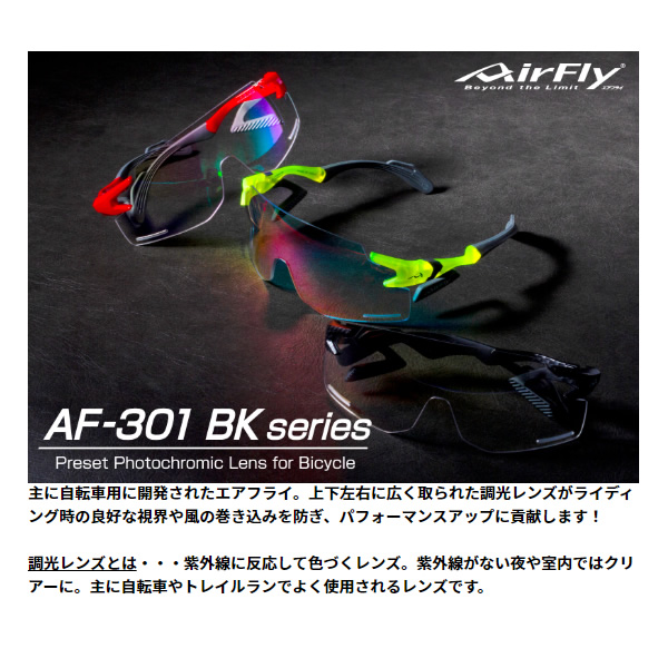 AirFly ZYGOSPEC ジゴスペック エアフライ スポーツサングラス AF-301