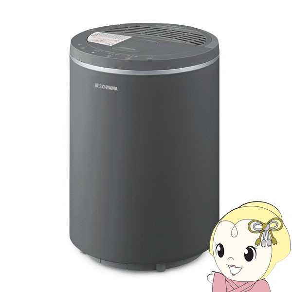 IRIS OHYAMA スチーム加湿器 AHM-MHU40A-H グレー IRIS OHYAMA（アイリスオーヤマ） 加湿器 スチーム式 オヤスミスト AHM