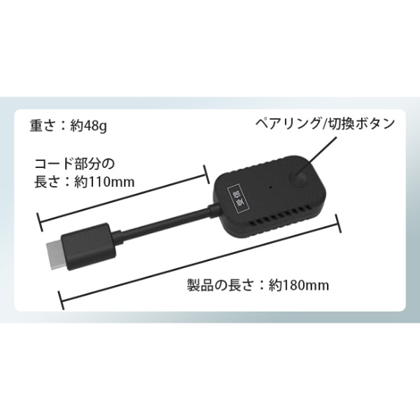 KEIYO センナックス ワイヤレスHDMI送受信機 AN-S135H : ぎおん