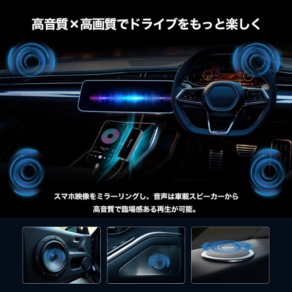 慶洋エンジニアリング ミラータッチカーアダプター KEIYO AN-S155 車載