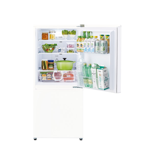 予約]冷蔵庫 AQUA アクア 168L 2ドア冷蔵庫 ミルク 右開き AQR-17N-W