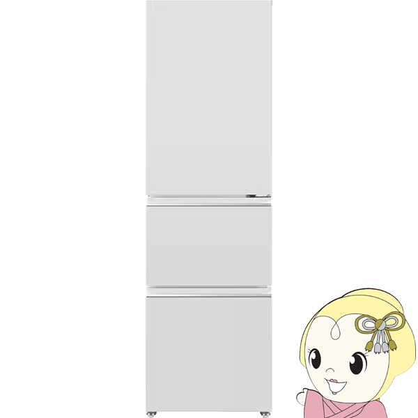 [�\�� ��1�T�Ԉȍ~]�①�� �y�ݒu���z AQUA �A�N�A 309L ��54.2cm �E�J�� 3�h�A ���C�g�O���[ AQR-S31A-W