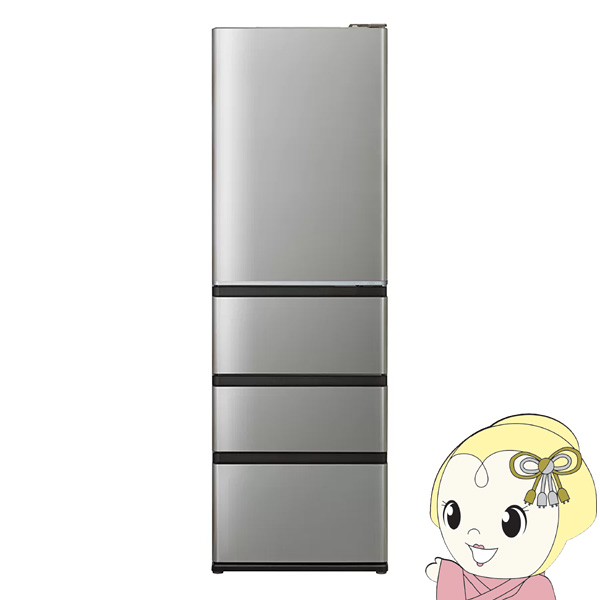 [�\�� ��1�T�Ԉȍ~]�①�Ɂy�ݒu���zAQUA �A�N�A 458L �E�J�� 4�h�A ��59.5cm ��e�ʗⓀ�� �������؎� �`�^���V���o�[ AQR-V46A-S ������