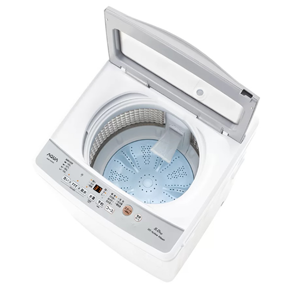 AQUA 洗濯機【京都は標準設置込み】アクア 5.0kg 全自動洗濯機