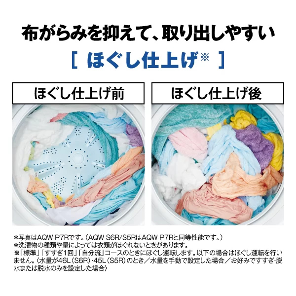 ✅AQUA 電気洗濯機✅ ✅AQW-S5MBK✅送料設置無料 全自動洗濯機 ホワイト AQW-S5MBK-W [洗濯5.0kg /簡易乾燥(送風機能