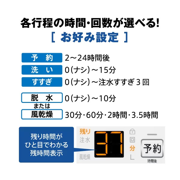 [予約]洗濯機 アクア AQUA AQW-S7R-W ホワイト 全自動洗濯機 洗濯7kg | AQUA | 10