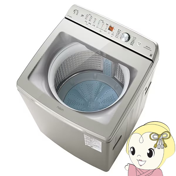 �S��������@�y�W���ݒu��݁zAQUA �A�N�A ����16kg �t�̐�܁E�_��܎������� �V���o�[ AQW-VB16B-S