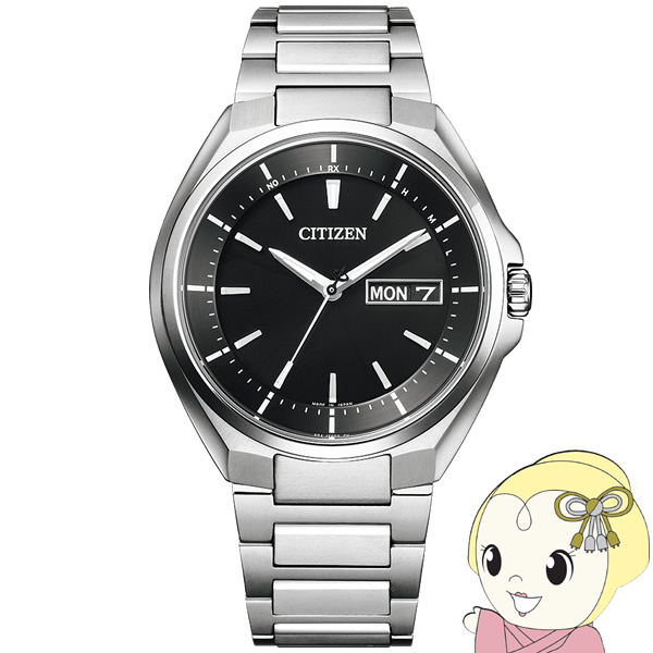 腕時計 ATTESA アテッサ Eco-Drive エコ・ドライブ 電波時計 デイデイト表示 AT6050-54E メンズ シチズン Citizen