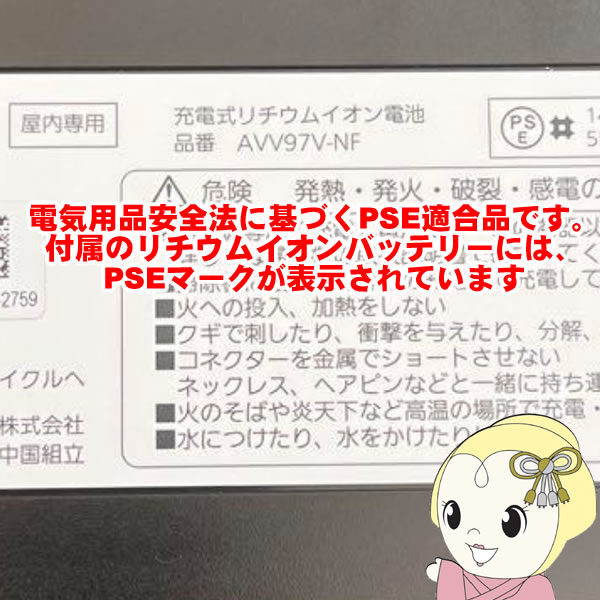 Panasonic（パナソニック） AVV97V-NF 充電式リチウムイオン電池