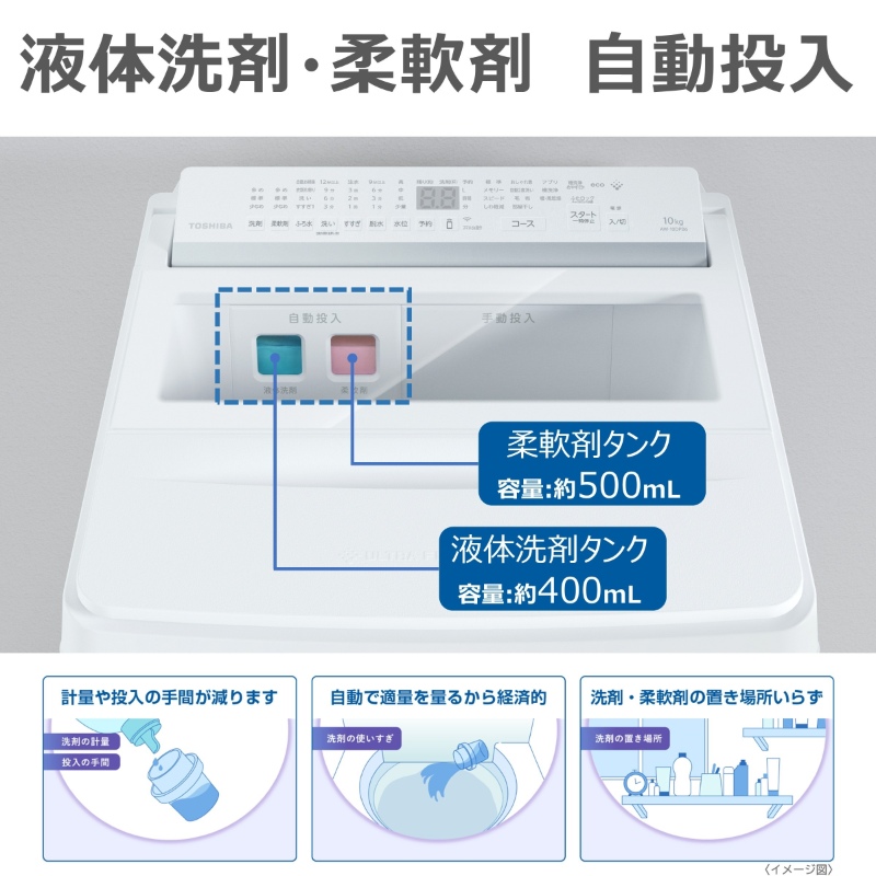 TOSHIBA（東芝） 全自動洗濯機【標準設置費込】東芝 ZABOON ザブーン