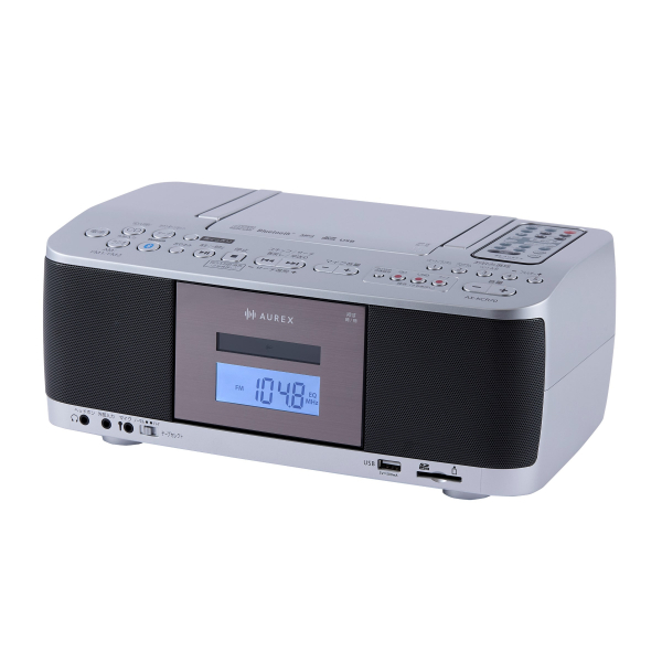 TOSHIBA（東芝） AX-KCR70-S CDラジカセ 声くっきり機能搭載 Bluetooth