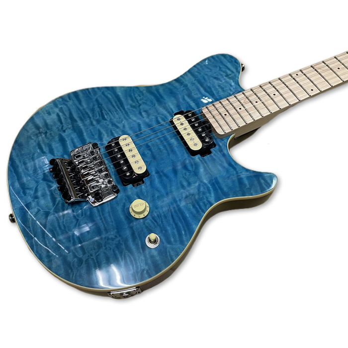 エレキギター MUSICMAN Sterling by Musicman AX40-TBL-M Trans Blue