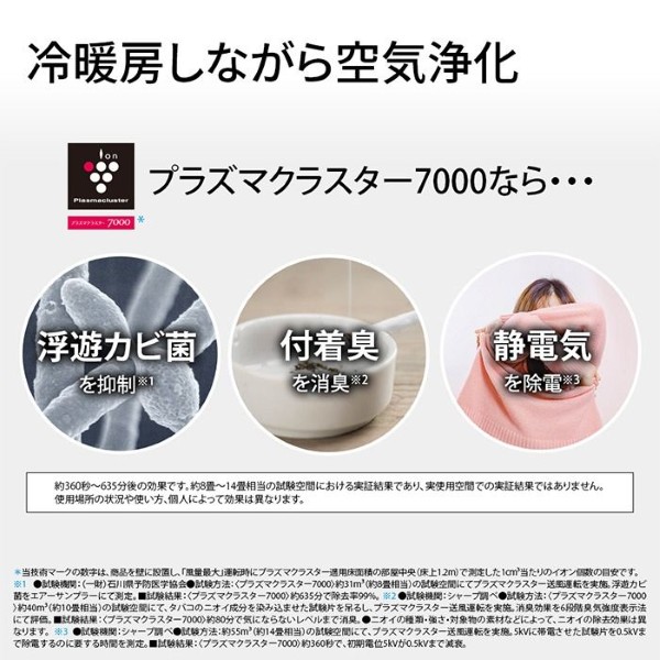 SHARP（シャープ） エアコン AY-U22DG-W DGシリーズ 2.2kW 主に6畳 単