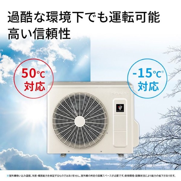 SHARP（シャープ） エアコン AY-U56V2-W Vシリーズ 5.6kW 主に18畳 単