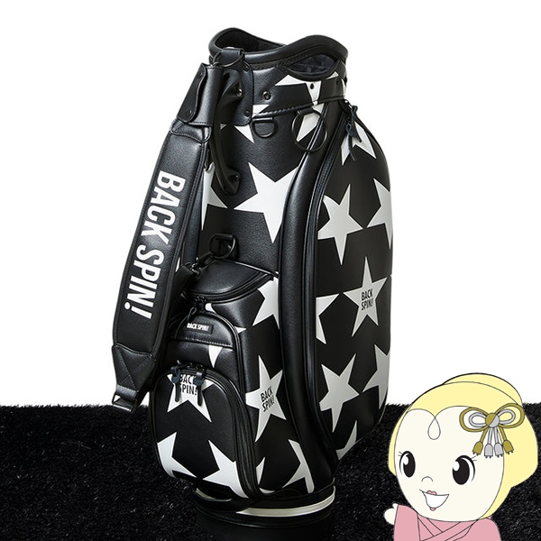 キャディバッグ バックスピン ゴルフバッグ 星柄 47インチ対応 ブラック BACK SPIN! BIG STAR Tour Golf Bag  BSBB02C103 : bsbb02c103-bk : ぎおん - 通販 - Yahoo!ショッピング