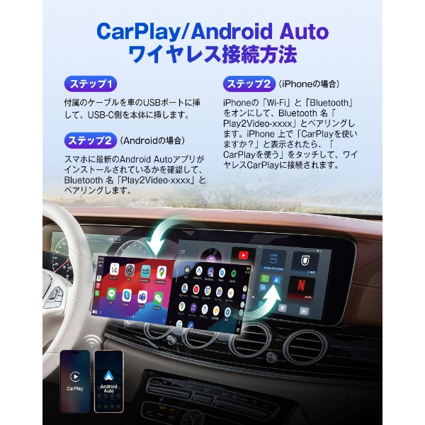 ottocast [予約]Ottocast オットキャスト Play2Video Pro CA-400-S-PRO